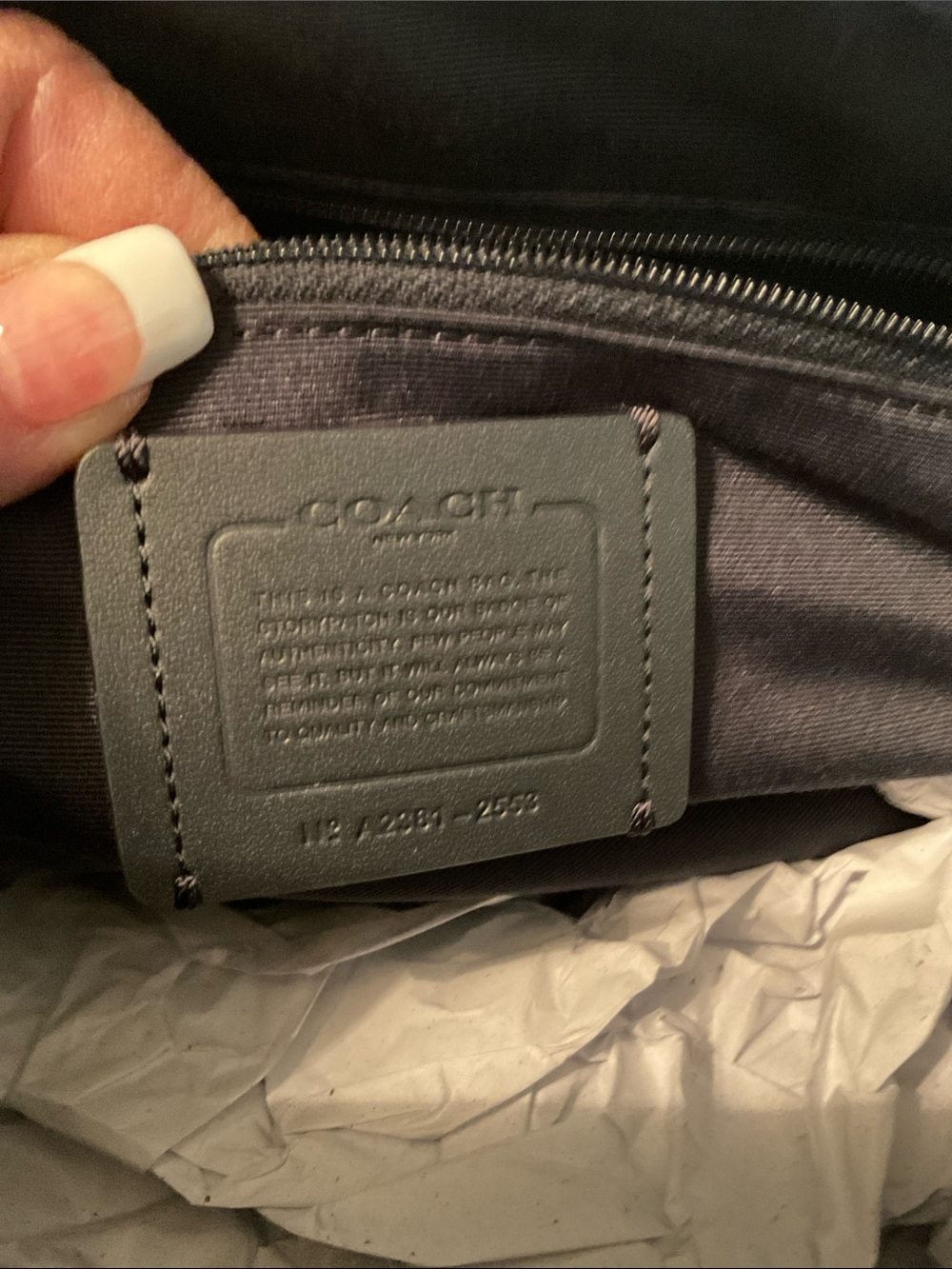 New Coach Katy Satchel Double Zip & Matching Card Case Waterfall Blue NWT - Picture 10 of 12